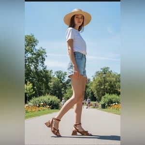 Sam & Libby Sutton Sandals size 8 NWT